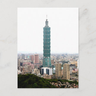 Taipei amk 101 stolt över er själva vykort