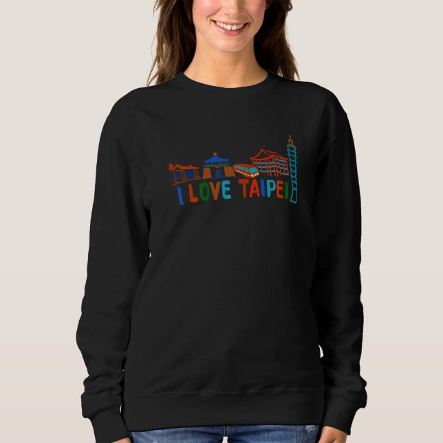 Taipei City Taiwan souvenir  for men women  7 T Shirt (Framsida)