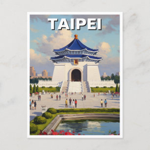 Taipei CKS minnesmärke Taiwan Vykort