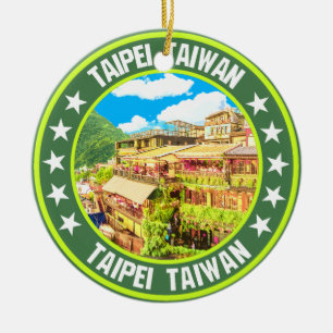 Taipei Julgransprydnad Keramik