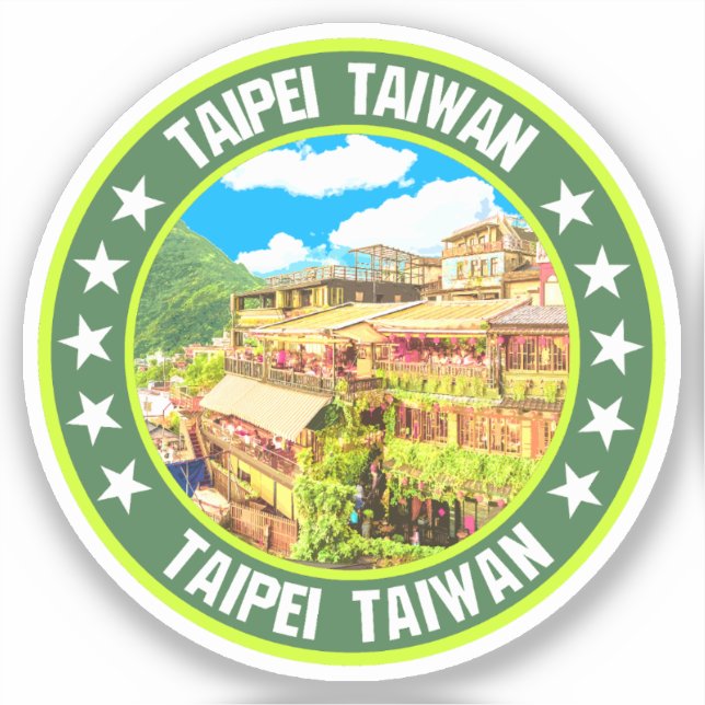 Taipei Klistermärken (Framsida)