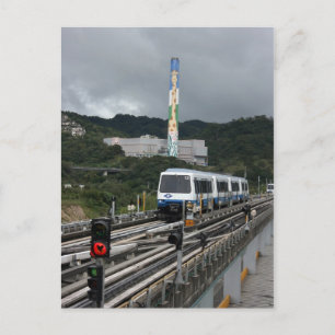 Taipei Metro i Taipei Zoo station Vykort