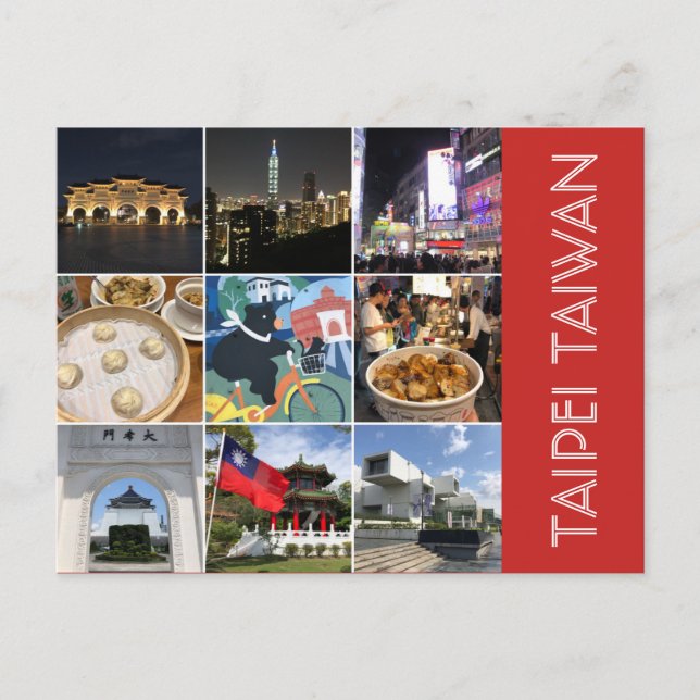 Taipei scener vykort (Framsida)