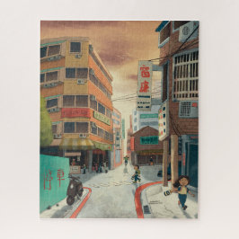 Taipei Sunlight Street Puzzle Jigszawa Pussel