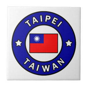 Taipei Taiwan Kakelplatta