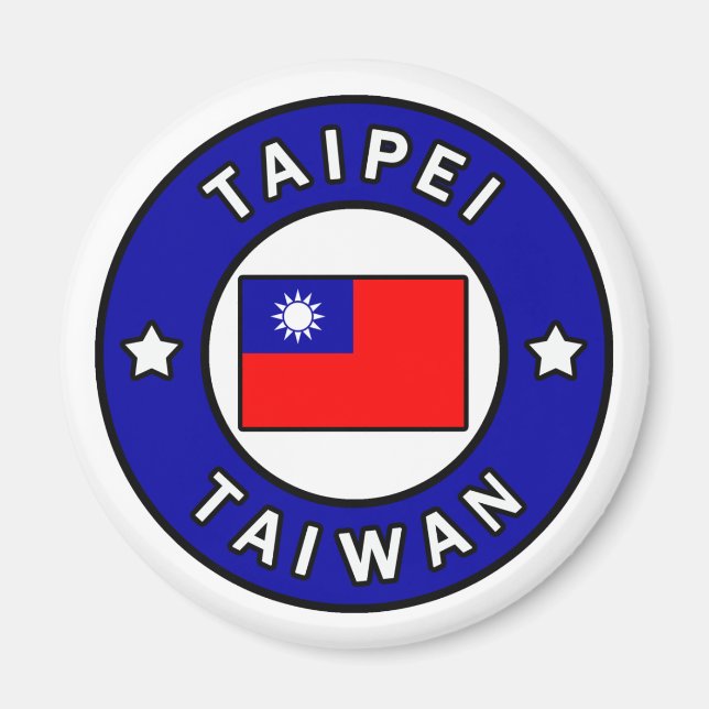 Taipei Taiwan Magnet (Framsidan)