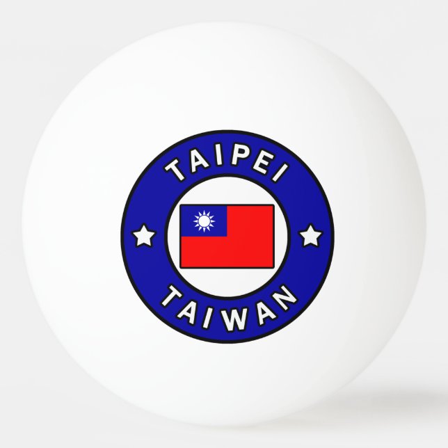 Taipei Taiwan Pingisboll (Framsidan)