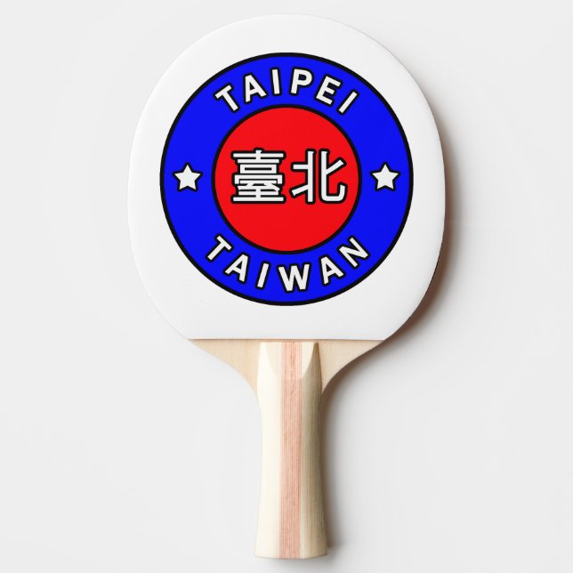 Taipei Taiwan Pingisracket (Framsidan)