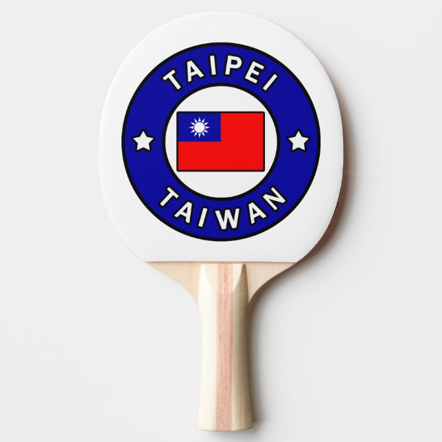 Taipei Taiwan Pingisracket (Framsidan)