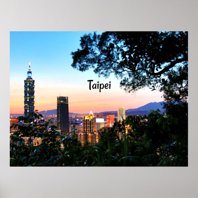 Taipei, Taiwan Poster (Framsidan)
