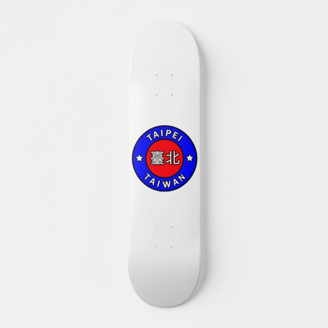 Taipei Taiwan Skateboard Bräda 20,5 Cm (Framsida)