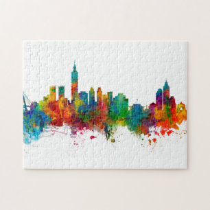 Taipei Taiwan Skyline Pussel