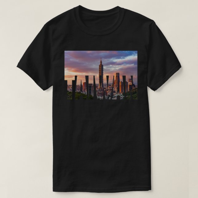 Taipei Taiwan T Shirt (Design framsida)