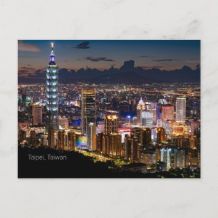 Taipei, Taiwan Vykort
