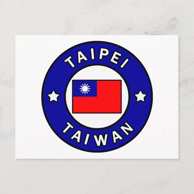 Taipei Taiwan Vykort (Framsida)