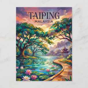 Taiping Lake Gardens Malaysia Vykort