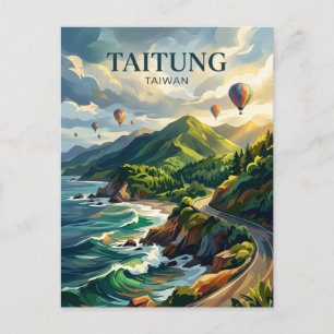 Taitung City Taiwan Vykort