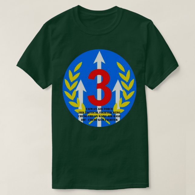 Taiwan 3:e taktiska striden mot Vinge T Shirt (Design framsida)
