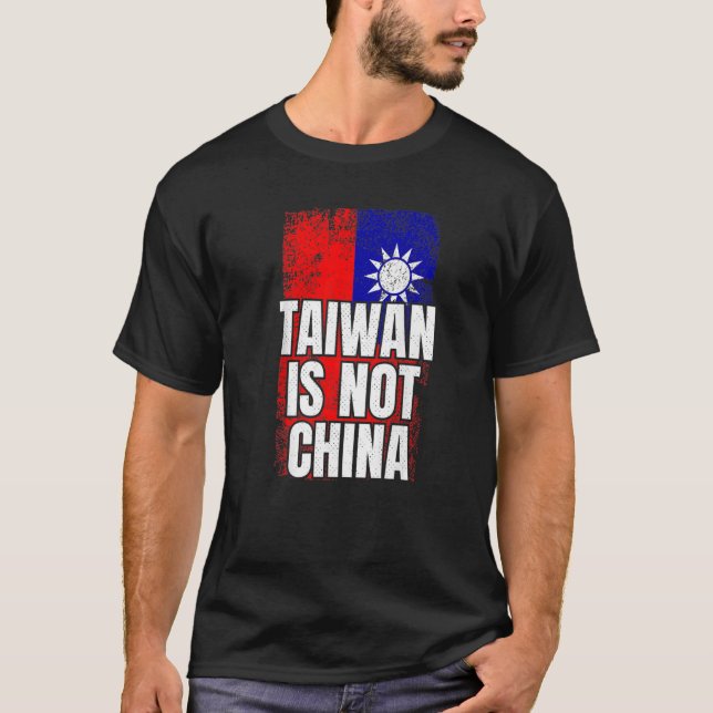 Taiwan är inte China T Shirt (Framsida)