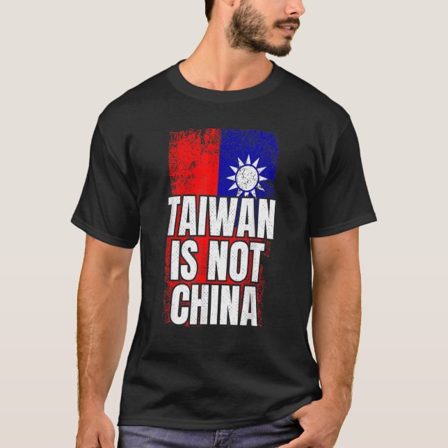 Taiwan är inte China T Shirt (Framsida)