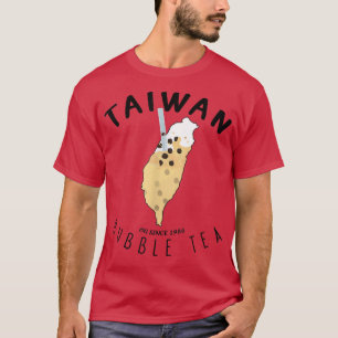 Taiwan Bubble Tea Funny Bubble Tea Taiwan Karta BO T Shirt