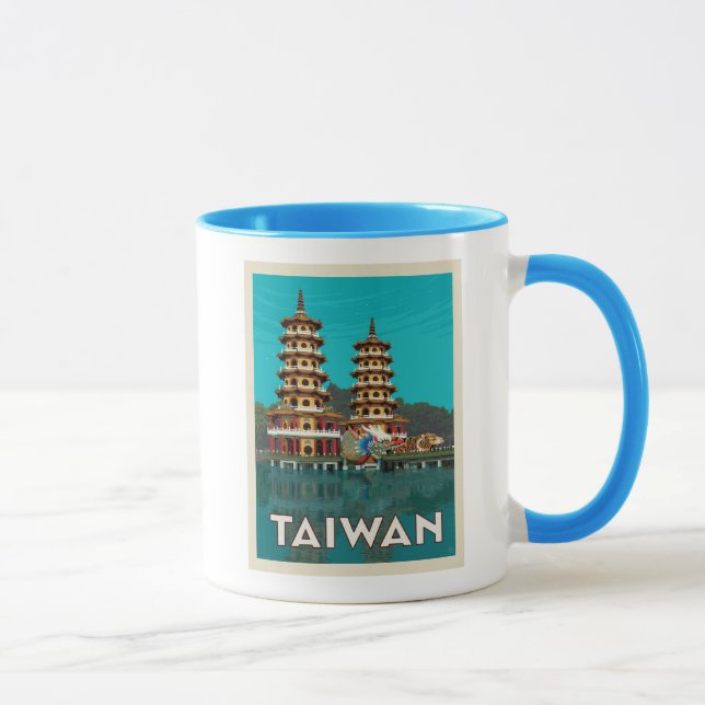Taiwan | Dragon and Tiger Pagodas Mugg (Höger)
