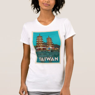 Taiwan Dragon and Tiger Pagodas T Shirt