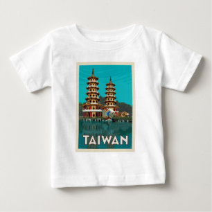 Taiwan   Dragon and Tiger Pagodas T Shirt