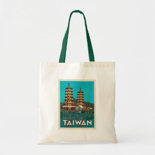 Taiwan Dragon and Tiger Pagodas Tygkasse