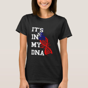 Taiwan Flag Det Finns I Min DNA-Molekyl Taiwanesis T Shirt