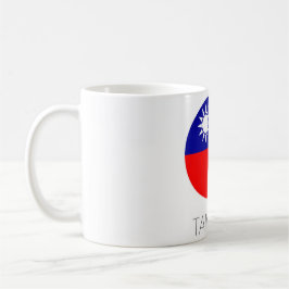 Taiwan Flag Travel Mug Kaffemugg