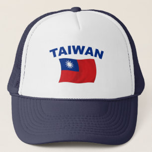 Taiwan flagga 2 truckerkeps