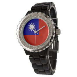 Taiwan-flagga Armbandsur