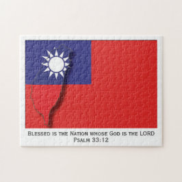 TAIWAN-FLAGGA| Delad nation| Taiwanesiska Pussel