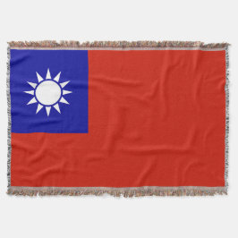 Taiwan-flagga Filt