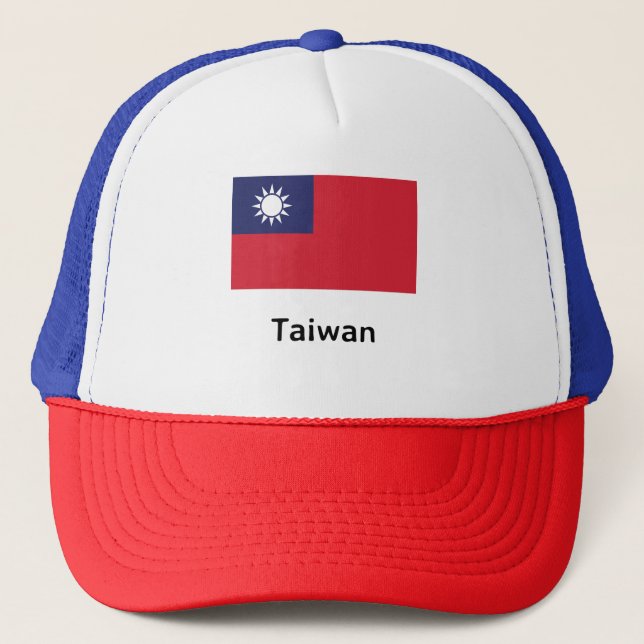 Taiwan Flagga Keps (Framsida)