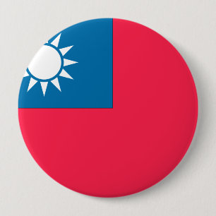 Taiwan flagga knapp