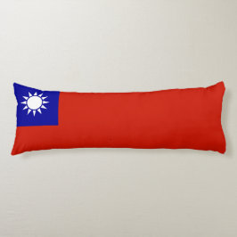 Taiwan-flagga Kroppskudde