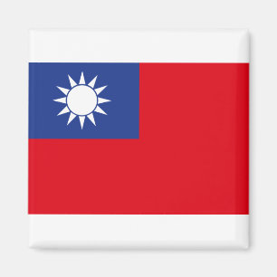 Taiwan Flagga Magnet