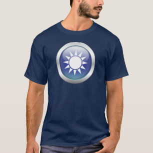 Taiwan flagga "Orb ", Tee Shirt