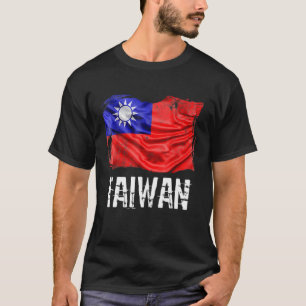 Taiwan Flagga Republic of China Roc Flagga T Shirt