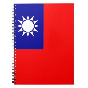 Taiwan Flagga: Republiken China, Taiwan Anteckningsbok