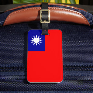 Taiwan Flagga: Republiken China, Taiwan Bagagebricka
