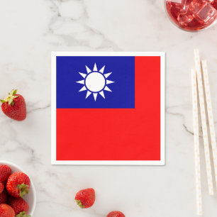 Taiwan Flagga: Republiken China, Taiwan Pappersservett