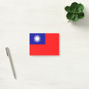 Taiwan Flagga: Republiken China, Taiwan Post-it Block