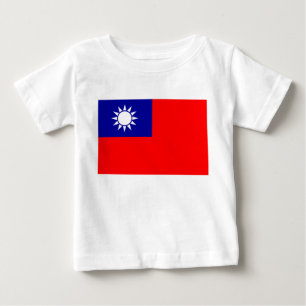 Taiwan Flagga: Republiken China, Taiwan T Shirt