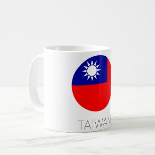 Taiwan Flagga Resemugg Kaffemugg