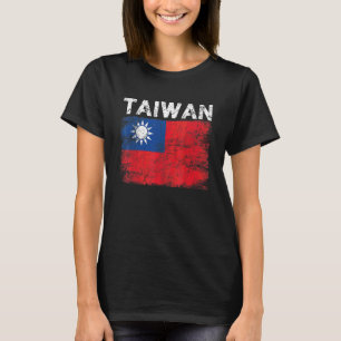 Taiwan Flagga Stöd Taiwanesiska Flaggan Jag Står M T Shirt