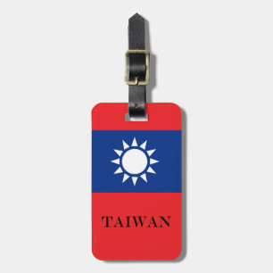 Taiwan-flagga Taiwan Bagagebricka