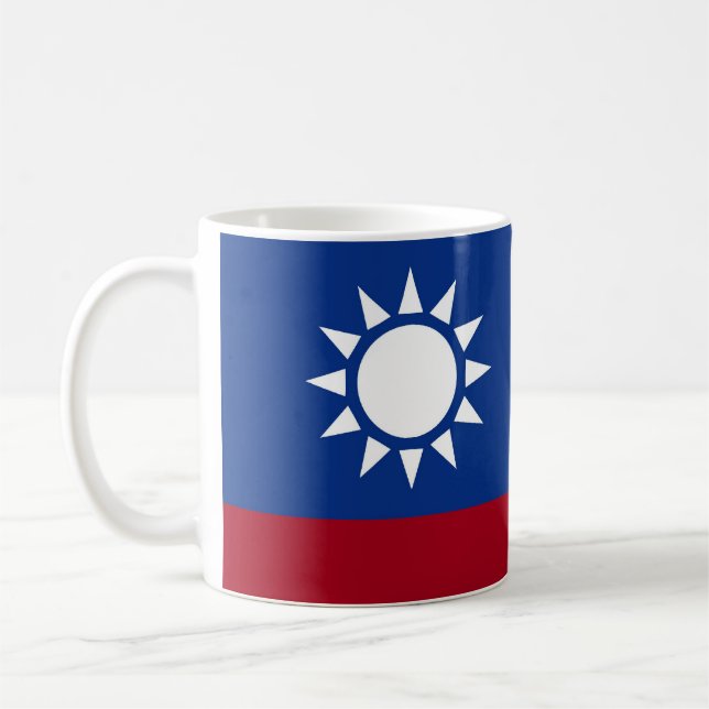 Taiwan-flagga Taiwan Kaffemugg (Vänster)